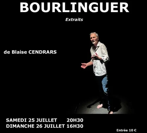 Théâtre au Miroir - Bourlinguer de Blaise Cendrars