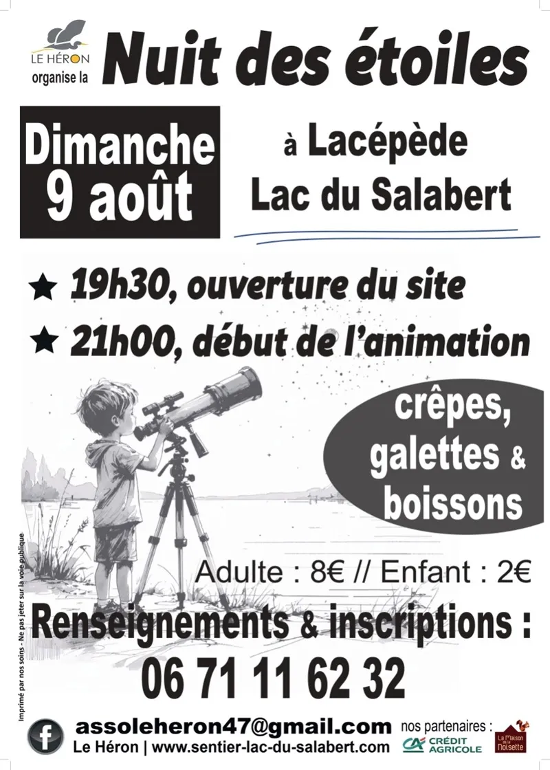 Nuit des étoiles - Crédit: Association le héron | CC BY-NC-ND 4.0