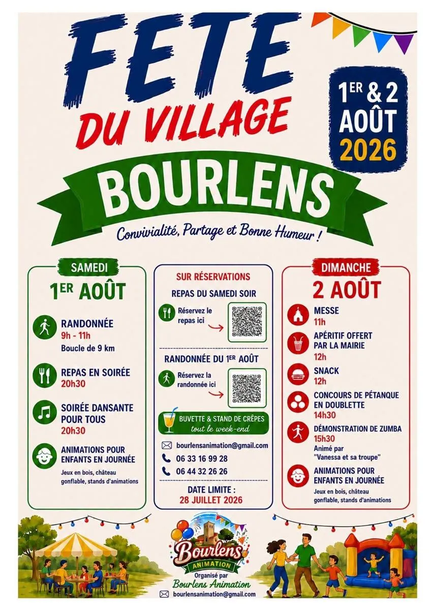 Fête du Village de Bo ... - Crédit: Animation Bourlens | CC BY-NC-ND 4.0