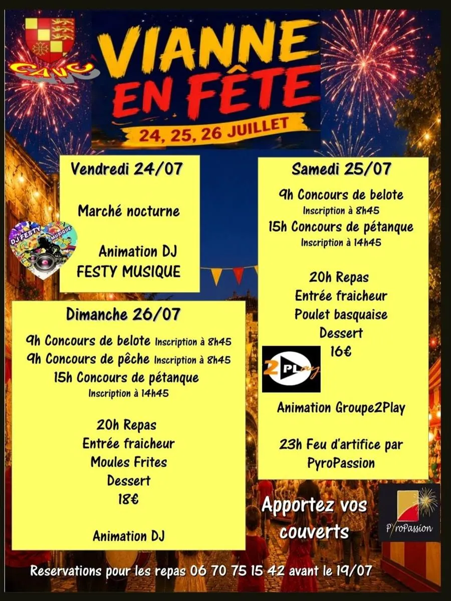 Vianne en fêtes - Crédit: Mairie de Vianne | CC BY-NC-ND 4.0