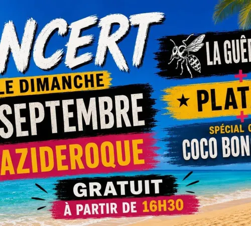 Concert à Cazideroque