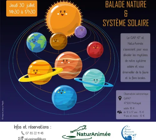 Balade nature et système solaire