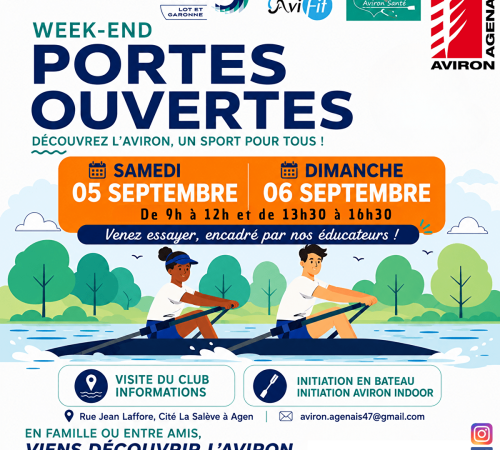 Journées portes ouvertes de l'Aviron Agenais