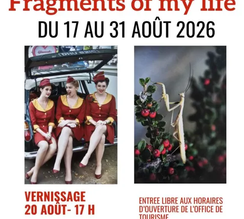 Vernissage de l'exposition de photos Fragments of my life