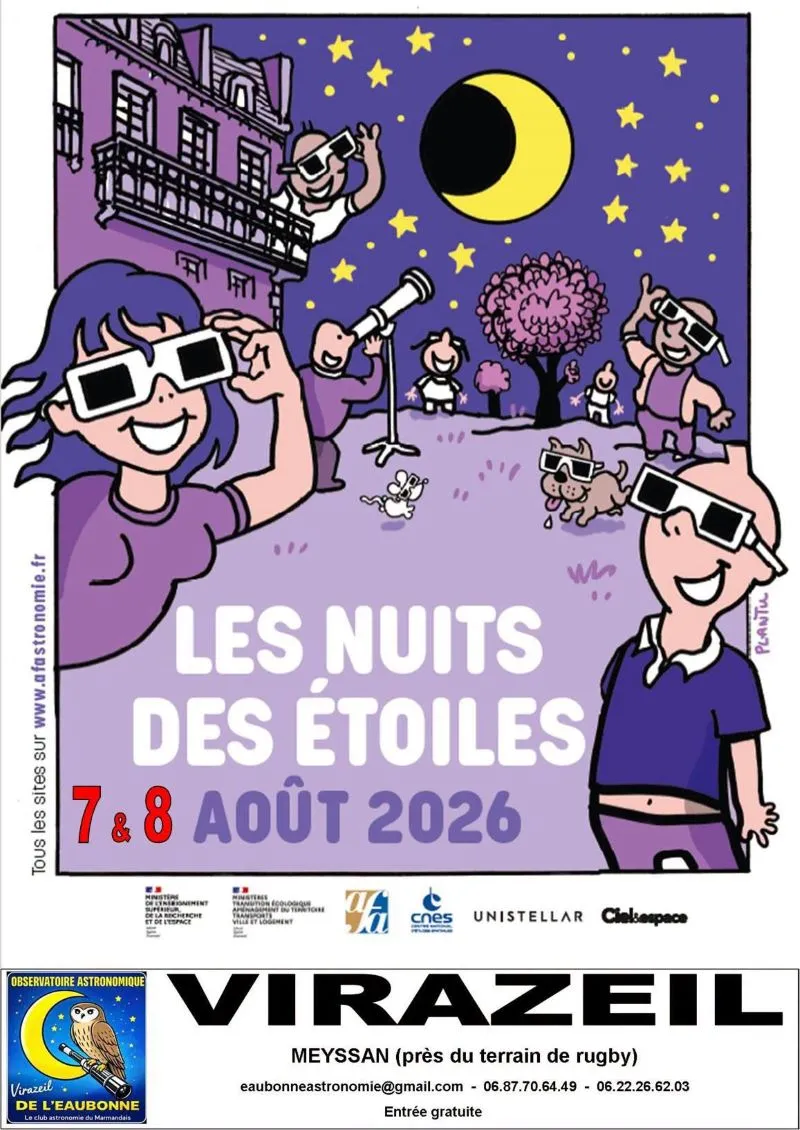 Nuits des étoiles - Crédit: observatoire astronomique de l'eaubonne | CC BY-NC-ND 4.0