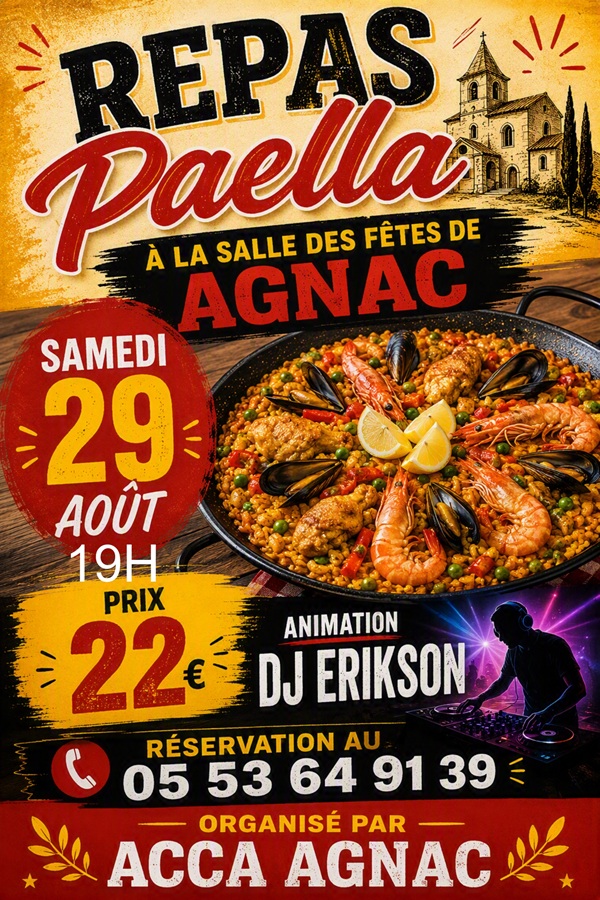 Repas Paella - Crédit: ©acca_d'agnac | CC BY-NC-ND 4.0