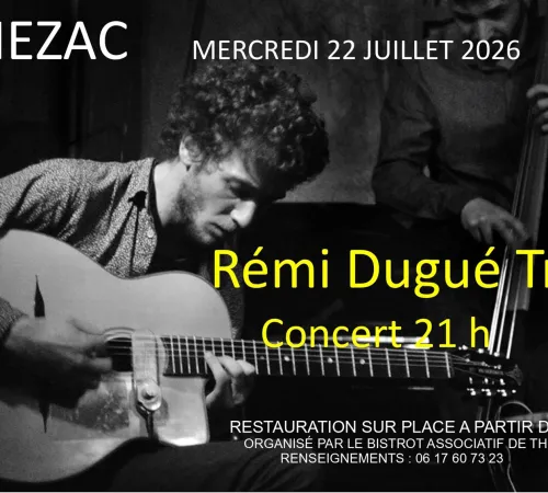 Concert Rémi DUGUÉ TRIO