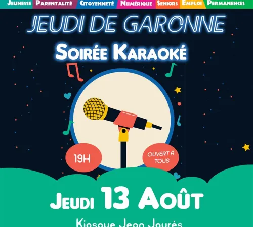 Jeudi de Garonne - Soirée Karaoké
