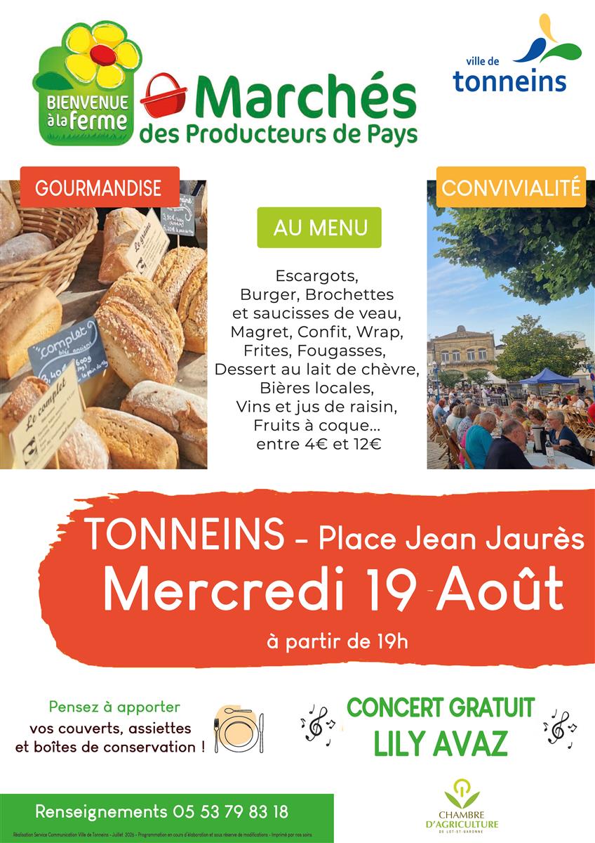 Marché des Producteur ... - Crédit: ville de tonneins | CC BY-NC-ND 4.0