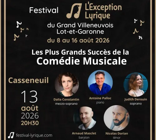 Festival Lyrique - Les plus Grands Succès de la Comédie Musicale 2026