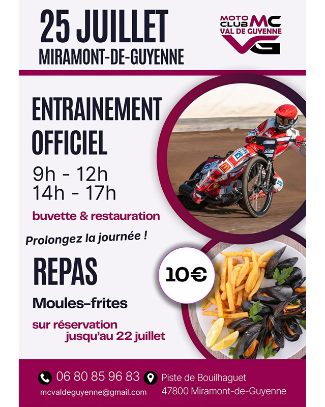 Entrainement officiel ... - Crédit: ©moto-club val de guyenne | CC BY-NC-ND 4.0