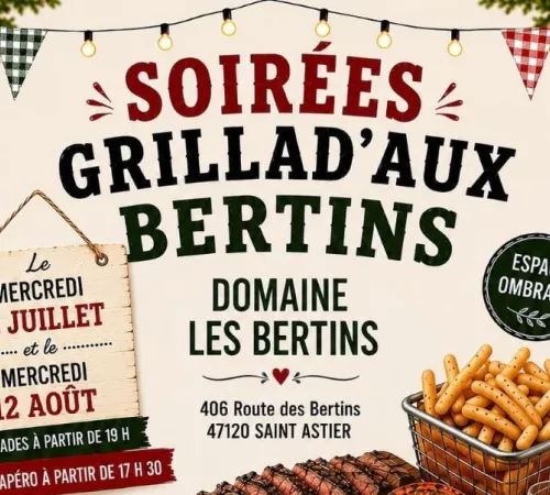 Soirées Grillad'aux Bertins