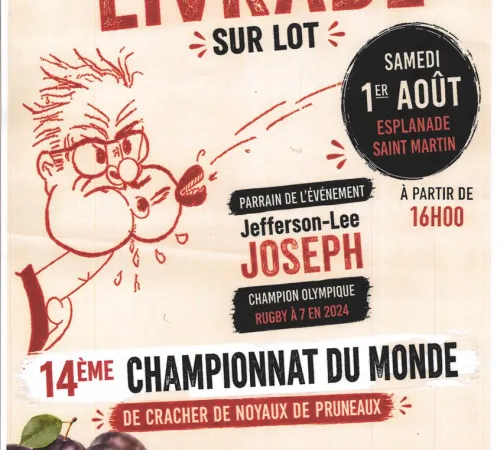 Championnat du Monde du Cracher de Noyaux de Pruneaux