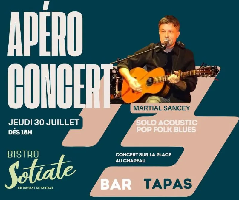 Apéro - conert avec M ... - Crédit: Bistro Sotiate | CC BY-NC-ND 4.0