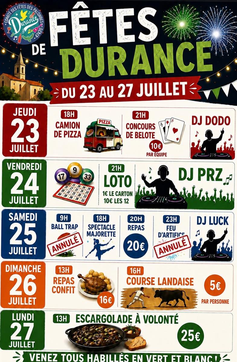 Durance en fête - Crédit: Comité des fêtes | CC BY-NC-ND 4.0