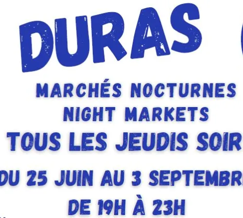 Marché nocturne à Duras