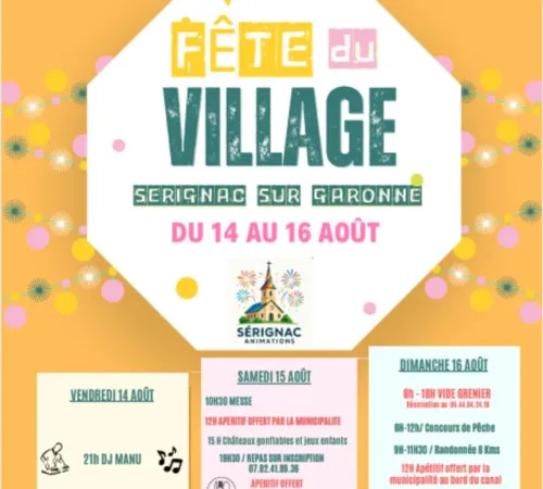 Fête du 15 août de Sérignac-sur-Garonne