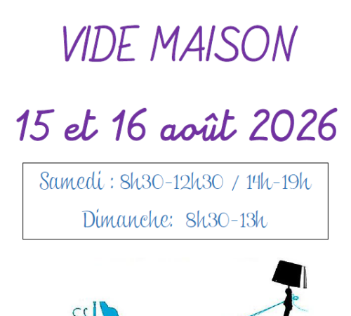 Vide maison au Jardin de Mireille