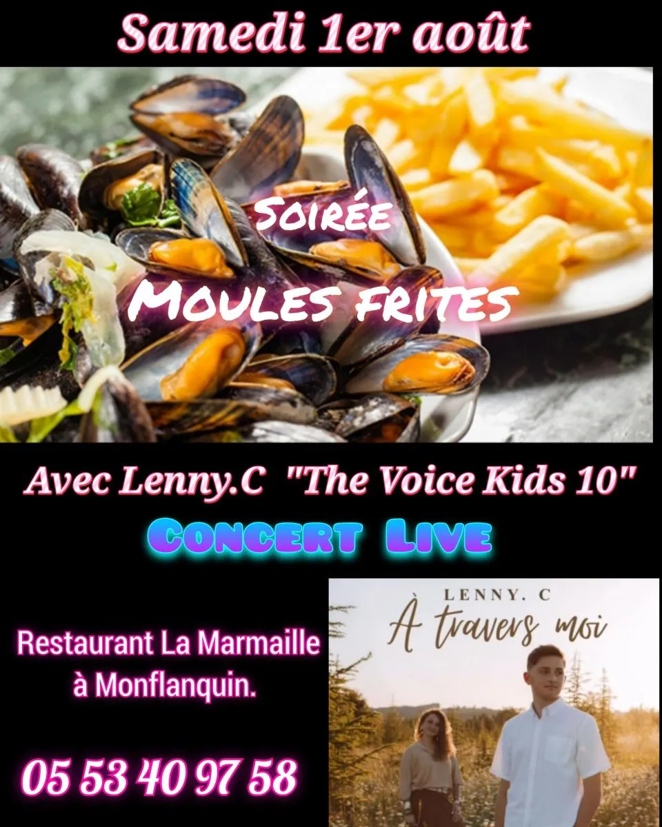 Soirée Moules frites ...