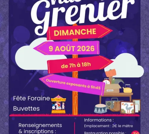 Vide grenier de la Fête