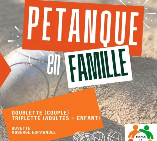 Pétanque en famille