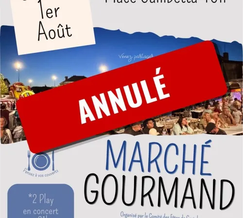 Marché gourmand - ANNULÉ