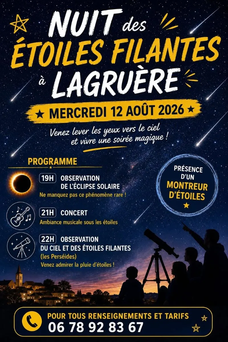 Nuit des Étoiles Fila ... - Crédit: Jean Marie Richon | CC BY-NC-ND 4.0