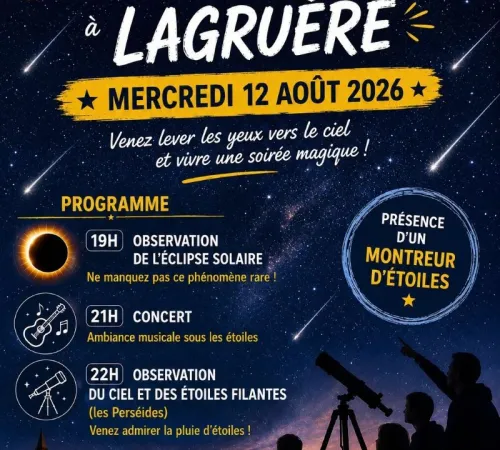 Nuit des Étoiles Filantes à Lagruère