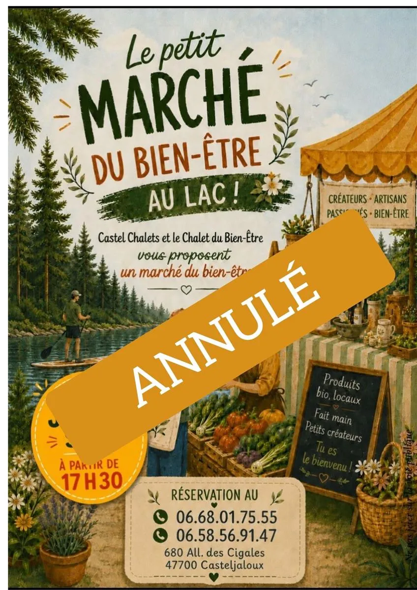 Le petit marché du bi ... - Crédit: Le Chalet du bien-être | CC BY-NC-ND 4.0