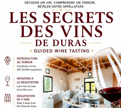 Les secrets des vins ... - Crédit: Maison des vins Duras | CC BY-NC-ND 4.0