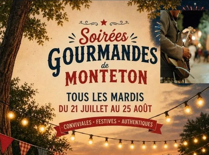 Soirées Gourmandes de ... - Crédit: Monteton soirées gourmandes 2026 | CC BY-NC-ND 4.0