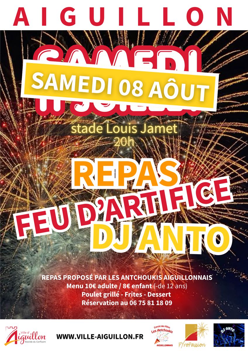 SOIREE DANSANTE ET FEU D'ARTIFICE