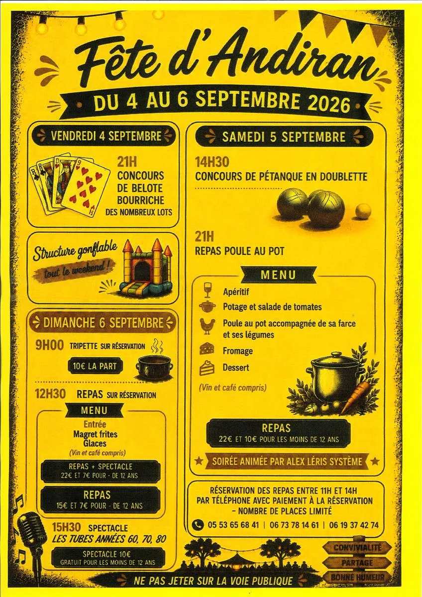 Fête d'Andiran - Crédit: comité des fêtes | CC BY-NC-ND 4.0