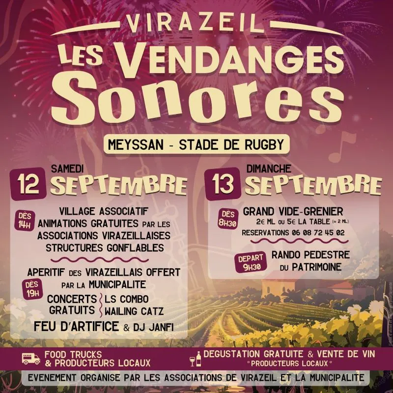 Les Vendanges Sonores - Crédit: associations de virazeil | CC BY-NC-ND 4.0