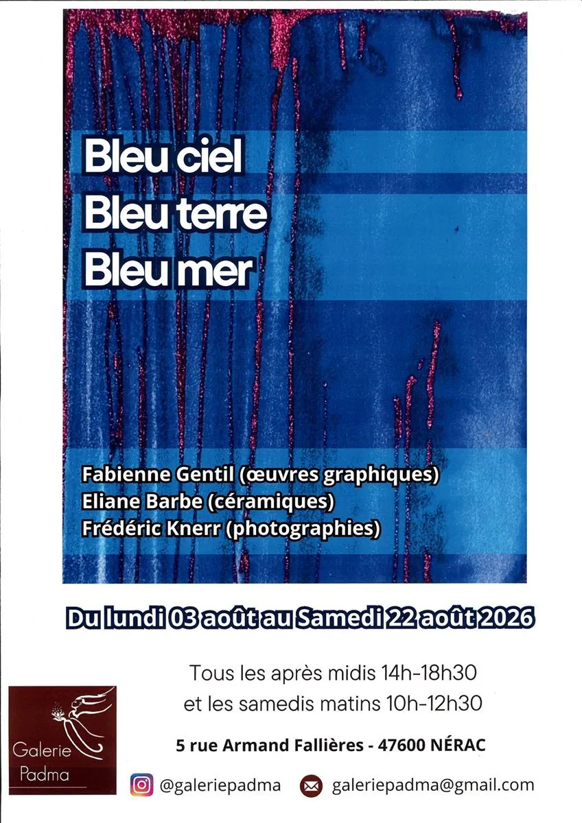 Exposition "Bleu ciel ... - Crédit: Galerie Padma | CC BY-NC-ND 4.0