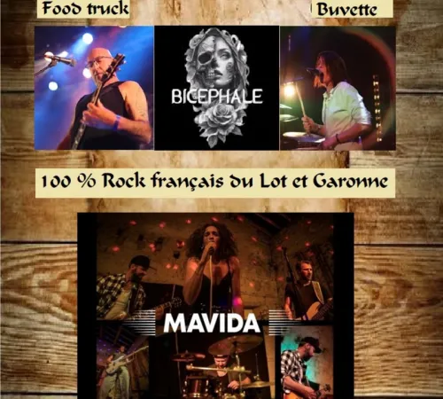 Concert 100% rock du Lot et Garonne