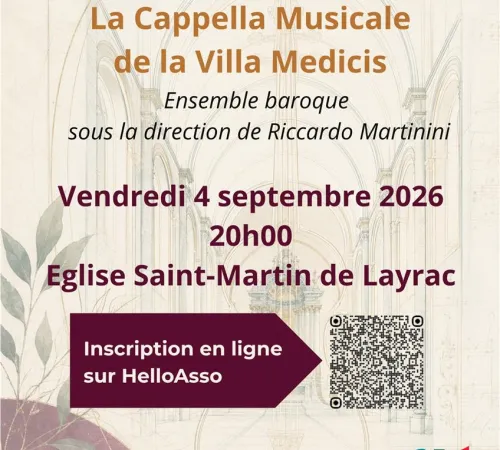 Concert Exceptionnel - La Capella Musocale de la Villa Medicis
