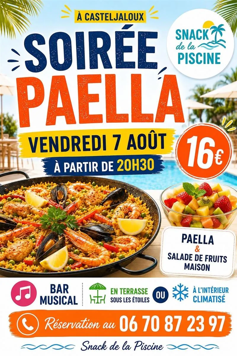 Soirée paëlla - Crédit: Benoît Gerbaud | CC BY-NC-ND 4.0