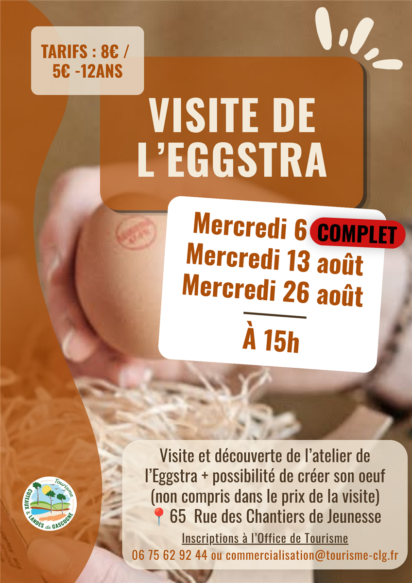 Visite de l'Eggstra - COMPLET