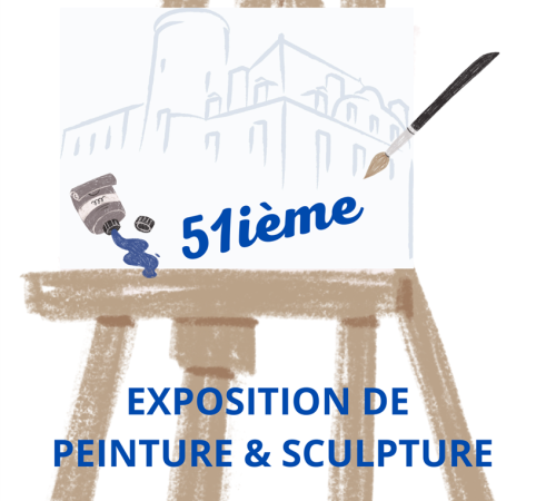 51ième exposition de peintures et sculptures au château de Duras