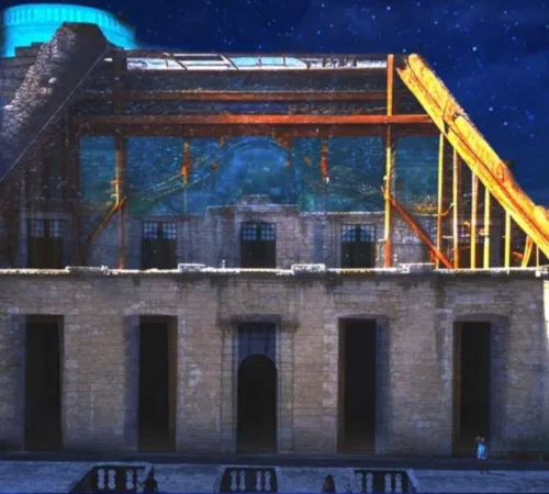 Spectacle - projection en 4D sons et lumières sur le Château de Duras