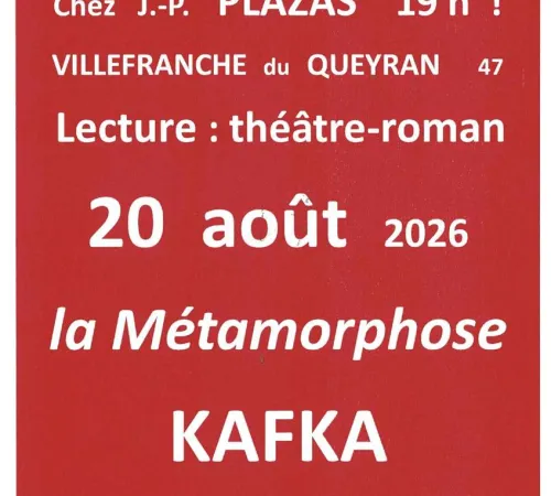 Lecture théâtre-roman : La Métamorphose