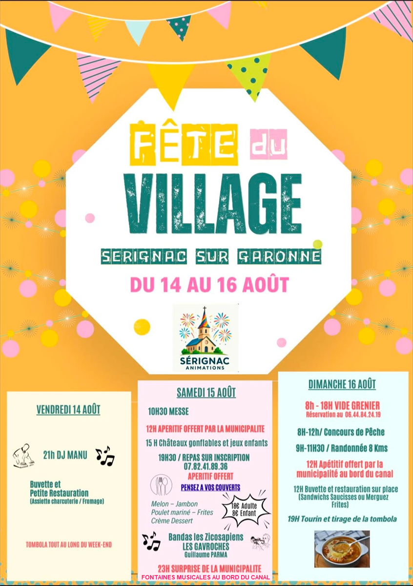 Fête du 15 août de Sérignac-sur-Garonne