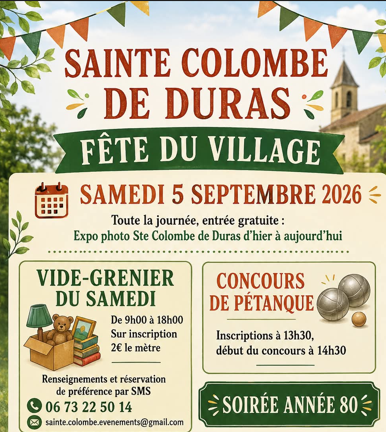 Fête du village à Sai ... - Crédit: SAINTE COLOMBE DE DURAS | CC BY-NC-ND 4.0