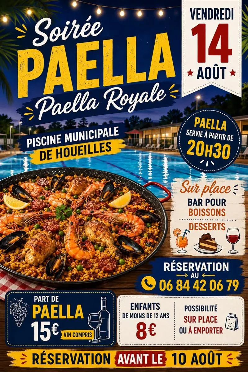 Repas paëlla - Crédit: Comité des fêtes | CC BY-NC-ND 4.0