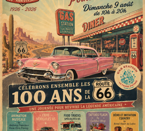 Journée célébration des 100 ans de la Route 66 2026