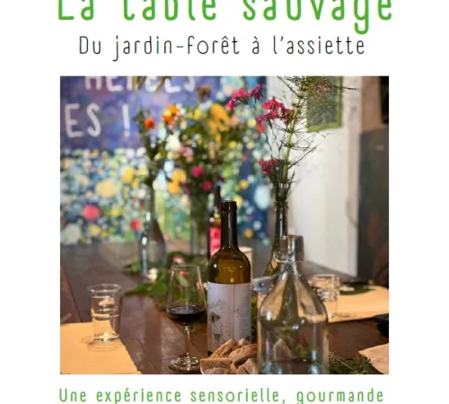 La table sauvage au Domaine les Hauts de Riquets