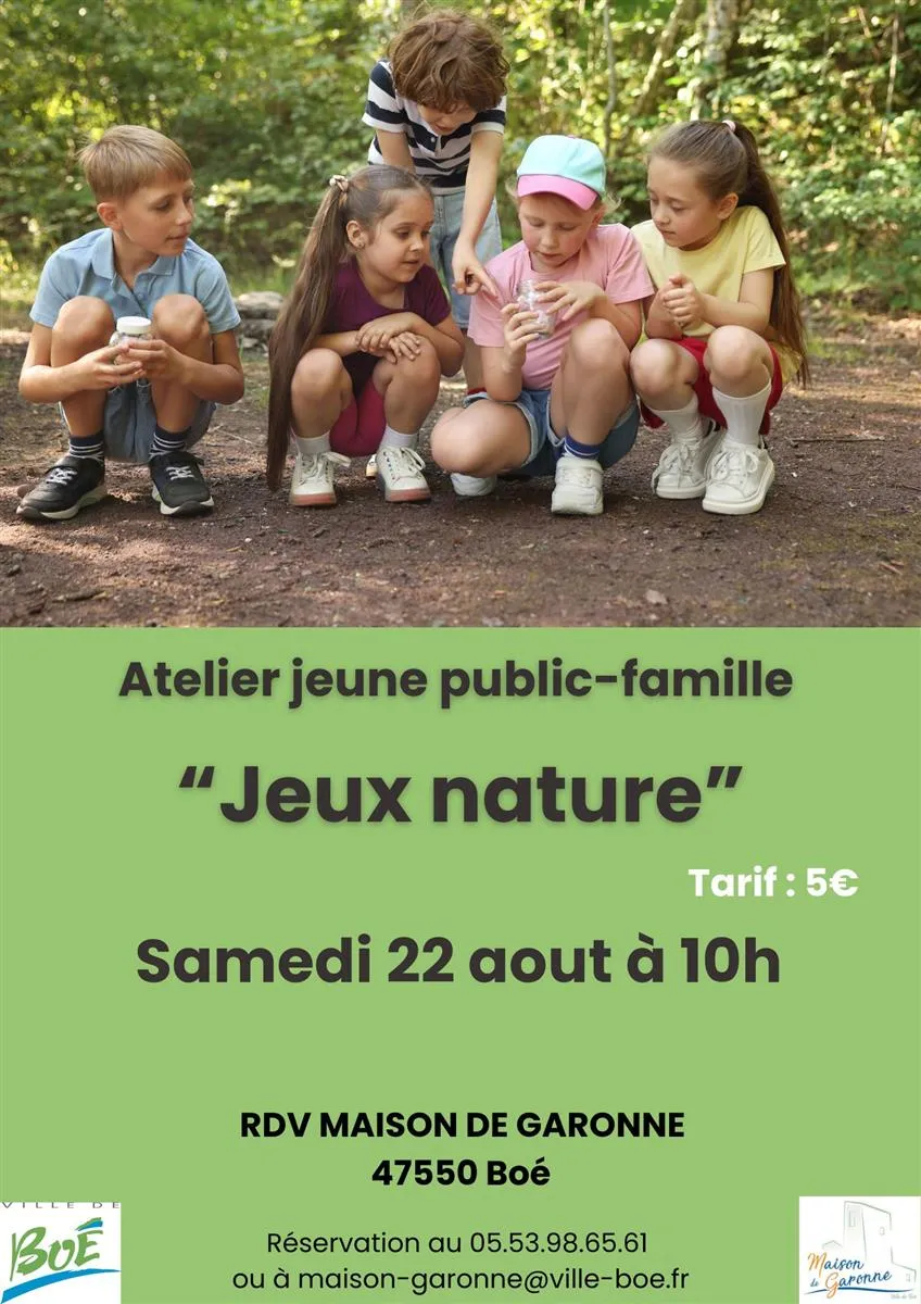 Atelier-animation "je ... - Crédit: Maison de Garonne | CC BY-NC-ND 4.0