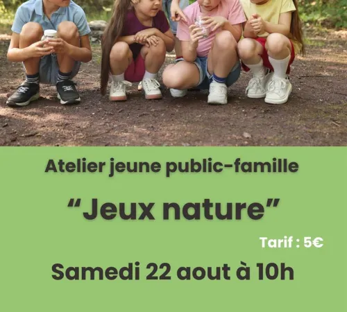 Atelier-animation "jeux nature"