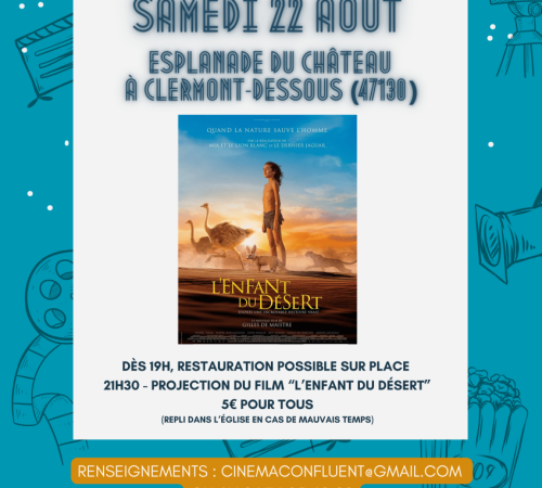 Soirée cinéma à Clermont-Dessous